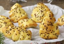 Peciva u obliku malih borića pecivo