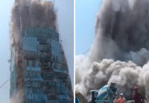 (VIDEO) NEBODER SE U SEKUNDI SRUŠIO KAO KULA OD KARATA! Zastrašujući snimak iz Bangkoka tokom razornog zemljotresa: Radnici zarobljeni u ruševinama