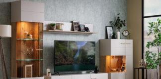 Savremeni dnevni boravak uz sistem elemenata ESSEX