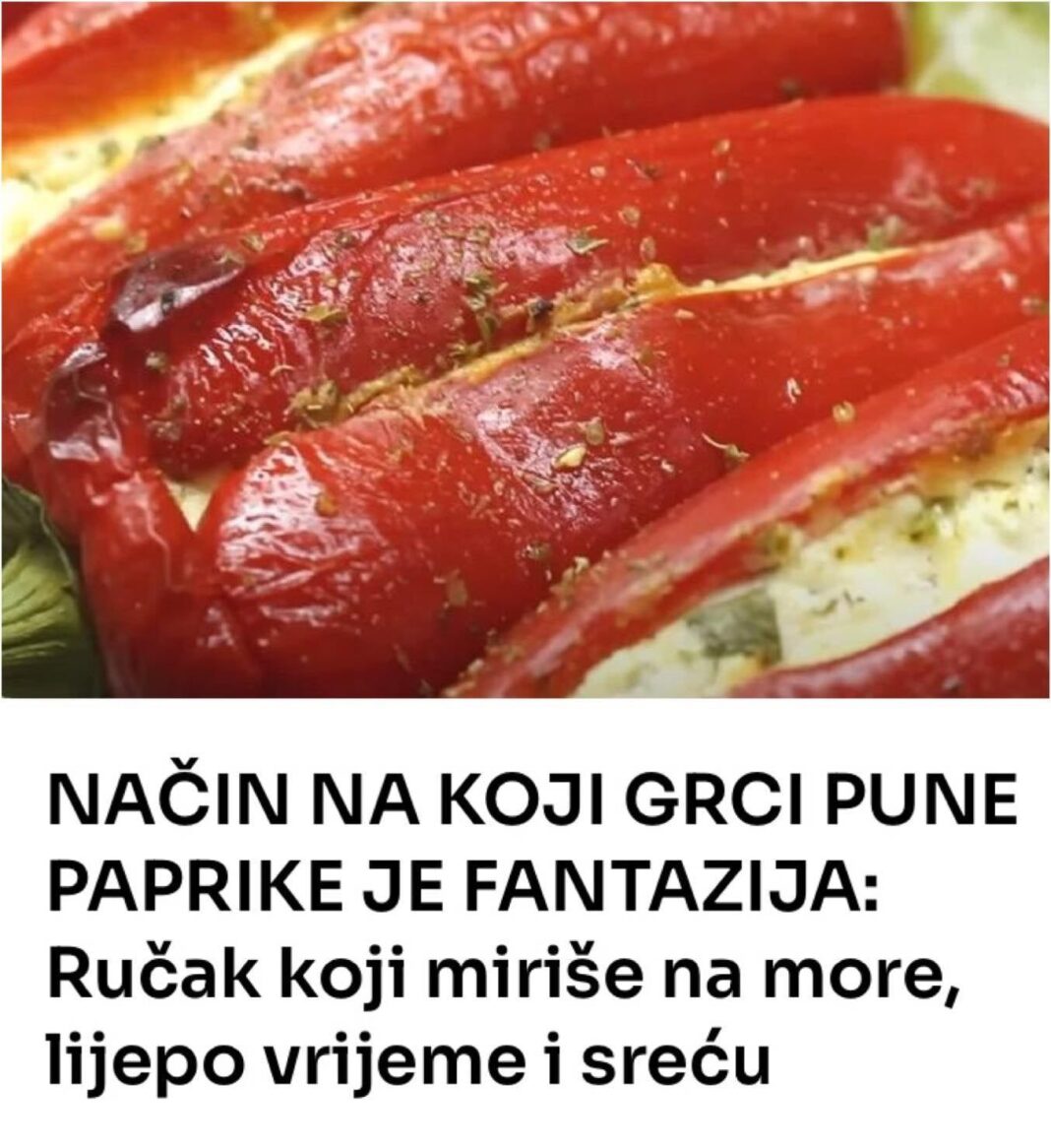NAČIN NA KOJI GRCI PUNE PAPRIKE JE FANTAZIJA: Ručak koji miriše na more, lijepo vrijeme i sreću - featured image