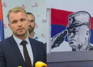 Bahato i uvredljivo: Stanivuković se pohvalio odgovorom na pitanje hoće li ukloniti mural zločinca Ratka Mladića Bahato i uvredljivo: Stanivuković se pohvalio odgovorom na pitanje hoće li ukloniti mural zločinca Ratka Mladića - featured image