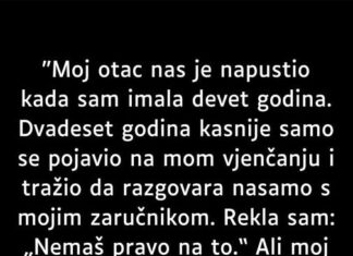 “Moj otac nas je napustio kada sam imao devet godina…” “Moj otac nas je napustio kada sam imao devet godina…” - featured image